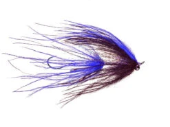 Jerry's Intruder By Aqua Flies -Perfect Fishing Shop 12300jerrysintruderblkpurp