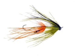 Jerry's Intruder By Aqua Flies -Perfect Fishing Shop 12301jerrysintruderoliveorange