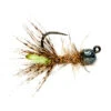 Peeping Caddis Jig Burnt Green (TBH) Barbless By Fulling Mill -Perfect Fishing Shop 18S108