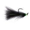 CDC Jig Streamer Black By Fulling Mill// Barbless Hook -Perfect Fishing Shop 90600