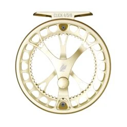 Sage Click Series Fly Reels -Perfect Fishing Shop CLICK Champagne Back