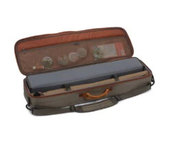 Fishpond Dakota 31" Carry-on Rod And Reel Case/Granite -Perfect Fishing Shop Dakota32 open