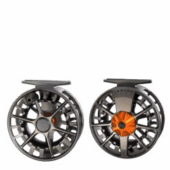 Waterworks Lamson's Guru S Series HD Reels // Excellent Spey Reel -Perfect Fishing Shop GS two up blaze transparency