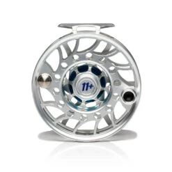 Hatch Iconic Fly Reel // 11 Plus -Perfect Fishing Shop Iconic11PlusReel ClearBlue MidArbor Back