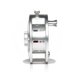 Hatch Iconic Fly Reel // 11 Plus -Perfect Fishing Shop Iconic11PlusReel Clearred LargeArbor Side