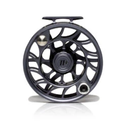 Hatch Iconic Fly Reel // 11 Plus -Perfect Fishing Shop Iconic11PlusReel GreyBlack LargeArbor Back