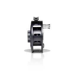 Hatch Iconic Fly Reel // 3 Plus -Perfect Fishing Shop Iconic3PlusReel GreyBlack LargeArbor Side