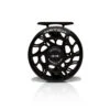 Hatch Iconic Fly Reel // 5 Plus -Perfect Fishing Shop Iconic5PlusReel BlackSilver LargeArbor Front