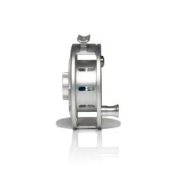 Hatch Iconic Fly Reel // 5 Plus -Perfect Fishing Shop Iconic5PlusReel ClearBlue LargeArbor Side