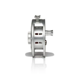 Hatch Iconic Fly Reel // 5 Plus -Perfect Fishing Shop Iconic5PlusReel ClearRed LargeArbor Side