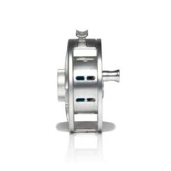 Hatch Iconic Fly Reel // 7 Plus -Perfect Fishing Shop Iconic7PlusReel ClearBlue LargeArbor Side