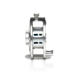 Hatch Iconic Fly Reel // 7 Plus -Perfect Fishing Shop Iconic7PlusReel ClearBlue MidArbor Side