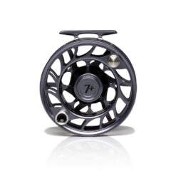 Hatch Iconic Fly Reel // 7 Plus -Perfect Fishing Shop Iconic7PlusReel GreyBlack LargeArbor Back