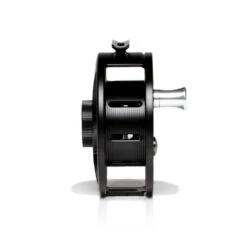 Hatch Iconic Fly Reel // 9 Plus -Perfect Fishing Shop Iconic9PlusReel BlackSilver LargeArbor Side