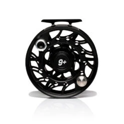 Hatch Iconic Fly Reel // 9 Plus -Perfect Fishing Shop Iconic9PlusReel BlackSilver MidArbor Back