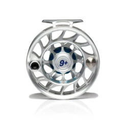 Hatch Iconic Fly Reel // 9 Plus -Perfect Fishing Shop Iconic9PlusReel ClearBlue LargeArbor Back
