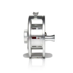 Hatch Iconic Fly Reel // 9 Plus -Perfect Fishing Shop Iconic9PlusReel Clearred LargeArbor Side