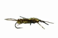 Pat's Rubber Leg Stonefly Nymph By Solitude -Perfect Fishing Shop N195OL BRWHITE