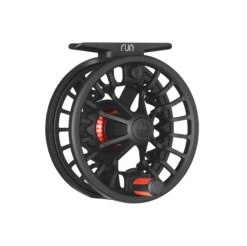 Redington RUN Fly Reel -Perfect Fishing Shop RUN Black Front Angled
