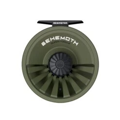 Redington BEHEMOTH Series Fly Reels -Perfect Fishing Shop Redington Reel BEHEMOTH OD Green Back 7 8