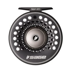 Sage Trout Spey Reels And/or Spare Spools -Perfect Fishing Shop Sage TROUT SPEY Reel Back Black Silver