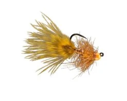 RIO's Gold Jigger // Tungsten Jig Micro Streamer -Perfect Fishing Shop goldjiggerhotbrown
