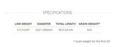 Scientific Anglers // Competition Nymph // Euro Nymphing Line -Perfect Fishing Shop specs 2134622c 4729 4435 8bc0 4e461ac14629