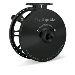 Tibor Riptide Reel 9/10/11 - Saltwater Reel -Perfect Fishing Shop tibor riptide fly reel.MAIN .Jet Black.00